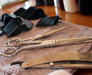 scissors razor and clippers
